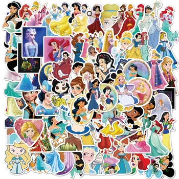 10/30/50/100tk Anime Segu Disney Printsess Kleepsud Mootorratta Pagasi Sülearvuti Telefon Graffiti Kleebis Veekindel Tüdrukute Mänguasjad