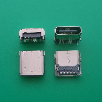 10tk 12Pin 24Pin SMT Socket Connector Micro-USB Type C 3.1 Naine Paigutuse SMD DIP PCB disain DIY suure voolu laadimine