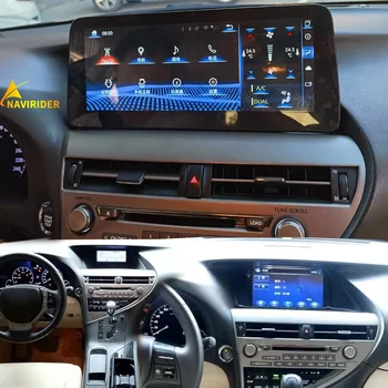 12.3 tolline Auto Raadio GPS Navigation Stereo Android 10 Ekraan LEXUS RX270 RX300 RX350 2009-2014 CarPlay Multimeedia Video Player