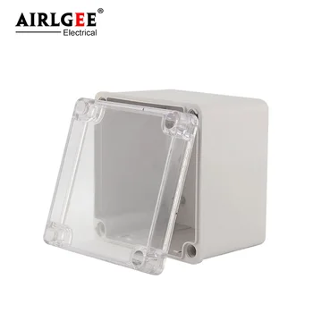 125 * 125 * 100mm läbipaistev kate ABS veekindel harukarp IP65 plastist kaabli kasti saab kohandada avamine