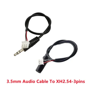 1tk 30cm Jack 3.5 mm AUX Audio Kaabel XH2.54 3p Terminal Mees Mees Naine 3 Core Stereo Audio Kaabel Võimendi Laiendatud Line