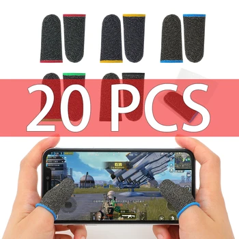 20Pcs Uus Sõrm Kaane mängukontroller PUBG Higi Tõend, Mitte-Nullist Tundlik puuteekraan, Mängude Sõrm Pöidla Varruka Kindad