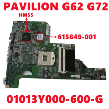 615849-001 615849-501 615849-601 HP PAVILION G62 G72 Sülearvuti Emaplaadi 01013Y000-600-G HM55 DDR3 100% Test Töötab