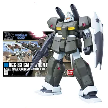 Bandai Originaal Gundam Model Kit Anime, Joonis HG RGC-83 GM Cannon 2 Kogumise Gunpla Anime Tegevus Joonis Mänguasjad, Vaba Shipping