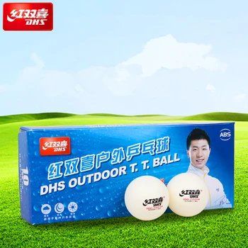 DHS väljas lauatennise pall uus stabiilne jõudlus iga ilmaga armiline ABS d40+ pallid plastikust ping pong pallid