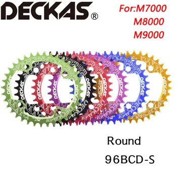 Deckas round Mountain bike jalgratta Keti BCD 96mm 32/34/36/38T 96BCD-S 7-11speed jaoks shimano M7000 M8000 M9000 vänt