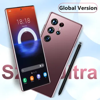 Globaalne Versioon S22 Ultra Nutitelefoni Originaal 16G+1T Unlocked Mobiiltelefonid 4G/5G Võrgu Celular 6800mAh Dual SIM Android Telefon