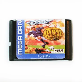 International Superstar Soccer Deluxe 16 bit MD Mäng Kaardi Jaoks Sega Mega Drive Jaoks SEGA Genesis