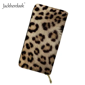 Jackherelook Luksus Leopard Printida Rahakott Lady PU-Nahast Mündi Kott Tiger/kaelkirjak Rahakott Kaasaskantav Sidur Juhul ID-Kaardi Hoidik