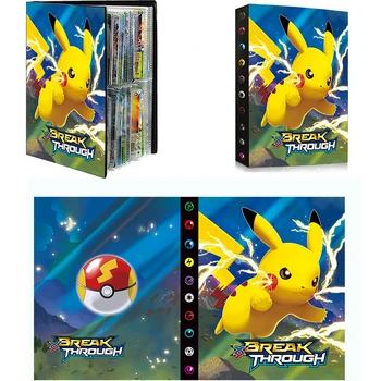 Kaardid Koomiks Anime Pocket Monster Pikachu 240 Tk Omaniku Album Mänguasja Kogumine Pokemon Kaardid Album Raamat Top Lastele Kingitus