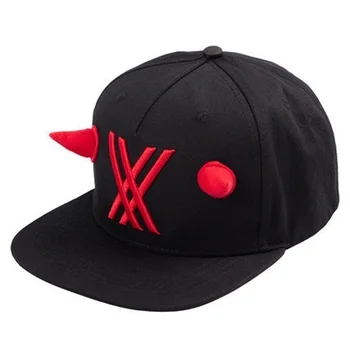 Kallis aastal Franxx Null Kahe 02 Müts Korter Päikese Vari Reguleeritav Baseball Caps Hallowen Isiku Rekvisiidid Snapback Mütsid