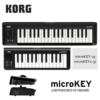 Korg microKEY25 microKEY2-37 Powerable USB-MIDI Keyboard Controller Süntesaator Kaabli Trummel, Elektrilised Digitaalne Klaver iPad mac-pc