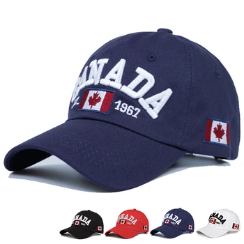 Kõrge Kvaliteediga Puuvilla Gorras Kanada Baseball Cap Lipu Kanada Müts Snapback Reguleeritav Mens Baseball Caps Brändi Snapback Müts