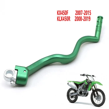 Mootorratta CNC Sepistatud Kick Start Starter Hoob, Pedaal Jaoks KX450F KLX450R 2007 2015 2008-2019 Mootori Krossi Dirt Bike Off Road