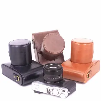 PU Nahk Digitaalne Kaamera puhul Kotti kasti Kaas Fujifilm Fuji XE1 XE2 XE3 XE4 x-e4 objektiivi Kaamerad Kott kaitseb Nahka accessorie
