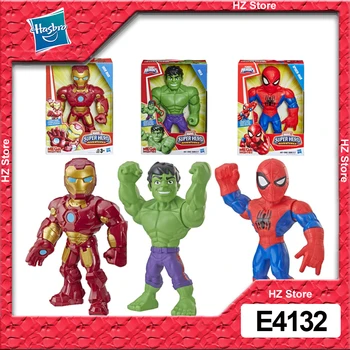 Playskool Kangelased Marvel Super Hero Seiklus Mega Mighties Iron Man Spider-Man Hulk Joonis Mänguasjad Lastele Sünnipäeva Kingitus E4132