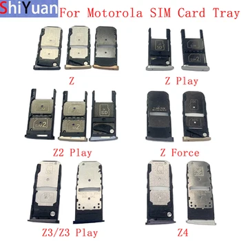 SIM-Kaardi Salve Mälu MicroSD-Kaardi Motorola Moto Z Z Mängida Z2 Mängida Z Force Z3 Z4 SIM-Kaardi Pesa Omanik Varuosad