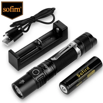 Sofirn SP31 V2.0 Led Taskulamp 1200lm 18650 XPL-HI LED Taskulambi Tuli Taktikaline Lamp Suure Võimsusega Välklamp 5300-5700K Lanterna