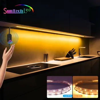 Suntech,5V USB Led Riba Sensor, LED Ribad Käsi Pühkima Viipab Tulede Valgus Diood Tuled TV Taustvalgustus, Köök,garderoob