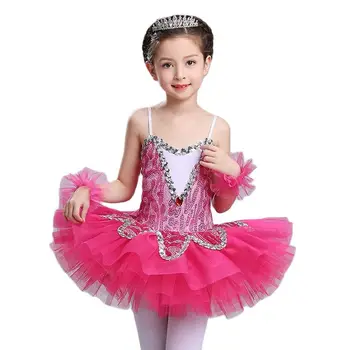 Taevas Sinine Professionaalne Ballet Tutu Tüdrukute Lapsed peep varba kingad Ballet Tutu Laste Tantsu-Õhtu Kleidid ehted Tüdrukutele