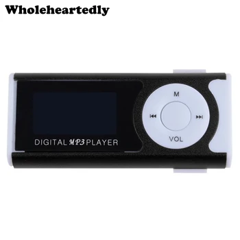 Täiesti Uus Mini Clip LCD Ekraan, MP3-Pleier MP3 Mängija, Kellel on Taskulamp Toeta TF Kaart