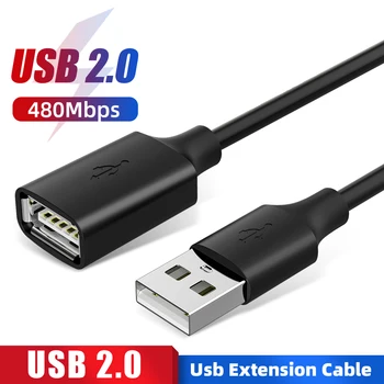 USB pikenduskaabel USB 2.0 High-Speed Transmission Andmed Meeste ja Naiste Kaabel, mis Sobib PC TV Mobile USB Kõvaketta Kaabel