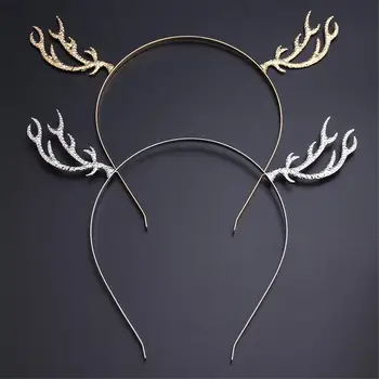 UUS jõuluehe Mood Naiste-Tüdrukute Armas Elk Horn Juuksed Hoop Headpiece Kõnniteed Hirv Kõrvad Pea Ansamblid Ehted