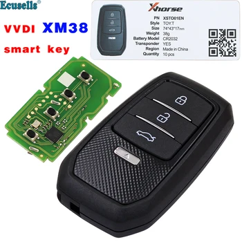 VVDI XM38 Smart Universal Remote Key PCB 8A/4D/4A Kiip Toyota RAV4 Camry Lexus Sobib PEAMINE VAHEND Max VVDI2 VVDI Mini Taaskasutamine